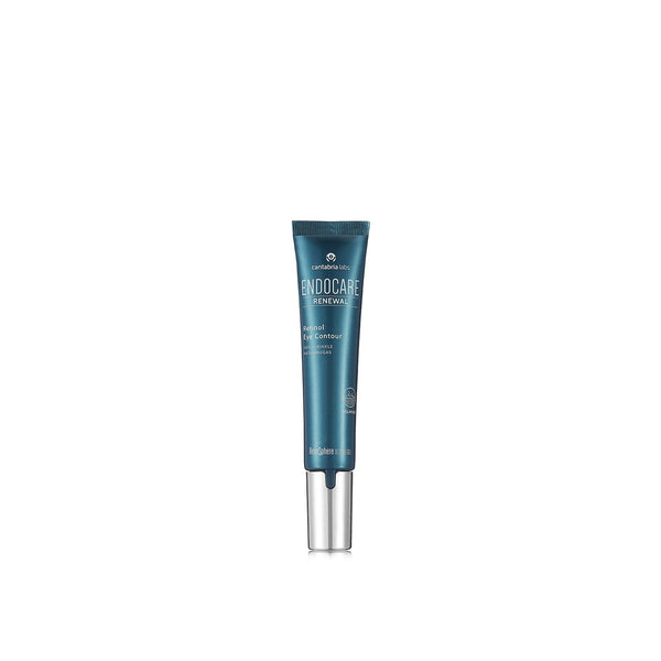 ENDOCARE RENEWAL paakių kremas su retinoliu, 15 ml – dėžutė ir tūbelė baltame fone