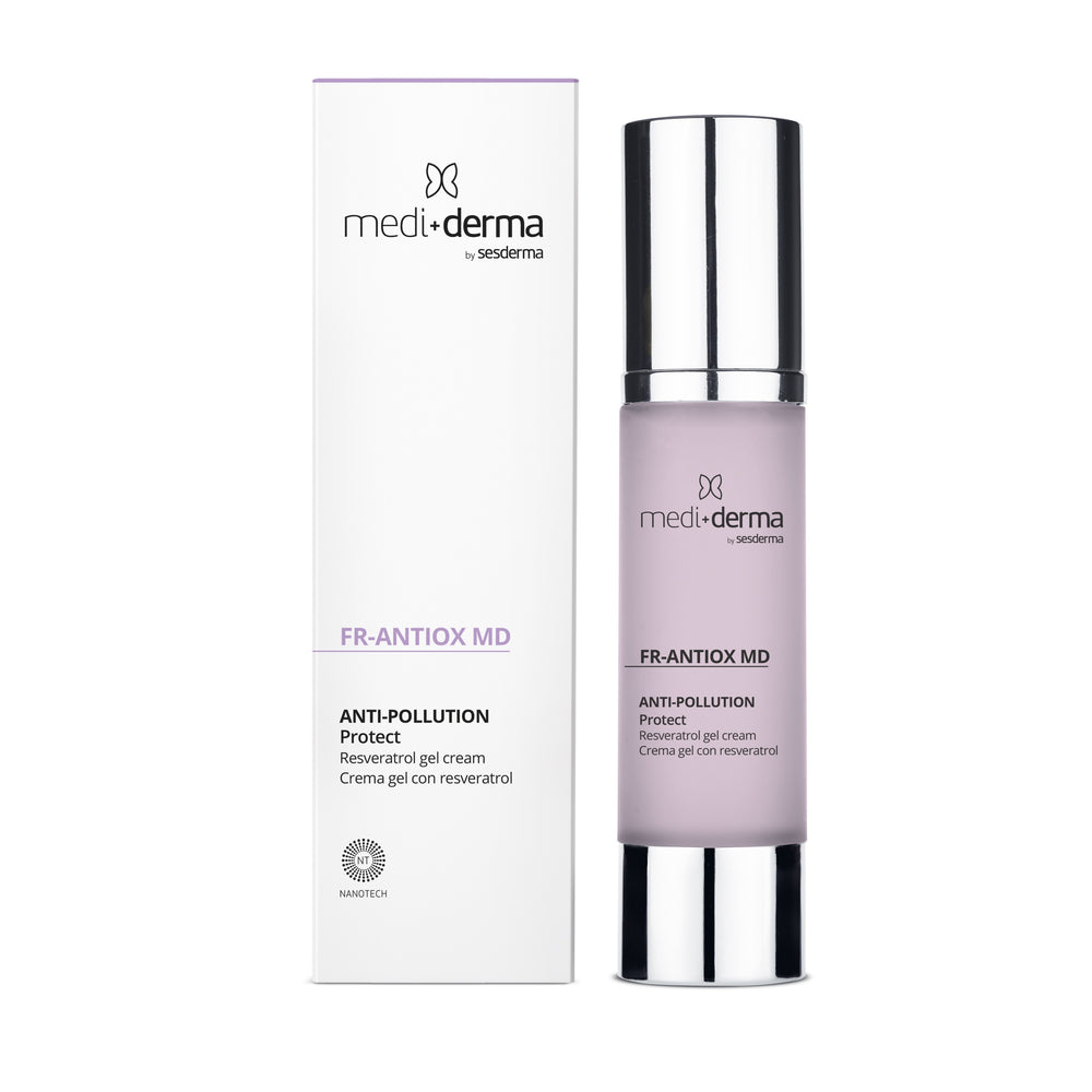 Mediderma FR-ANTIOX MD Anti-Pollution gelinis veido kremas su antioksidantais, 50 ml