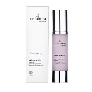 Mediderma FR-ANTIOX MD Anti-Pollution gelinis veido kremas su antioksidantais, 50 ml