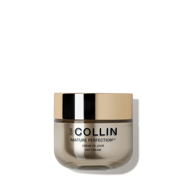 G.M. Collin Mature Perfection dieninis veido kremas, 50 ml, indelis su dėžute baltame fone