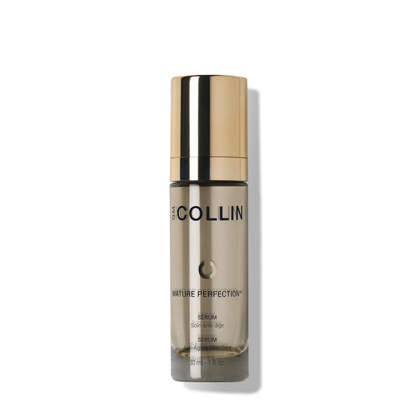 G.M. Collin Mature Perfection serumas, 30 ml, brandžiai odai skirtas serumas auksiniu dangteliu, baltas fonas