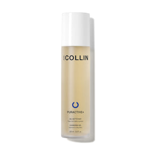 G.M. Collin Puractive+ gelinis veido prausiklis, 200 ml, buteliukas baltame fone
