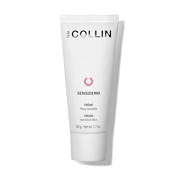 G.M. Collin Sensiderm veido kremas jautriai odai, 50 g tūbelė baltame fone