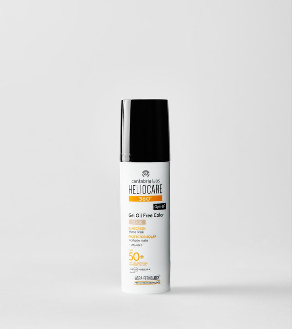 HELIOCARE 360 Color Gel Oil-Free SPF 50+ Beige 50ml – dėžutės priekinė pusė