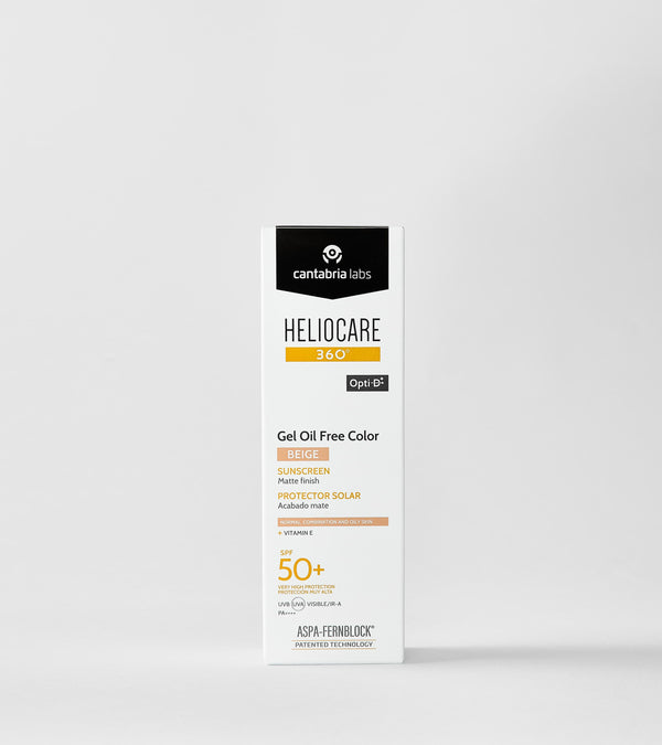 HELIOCARE 360 Color Gel Oil-Free SPF 50+ Beige 50ml – buteliukas be dėžutės