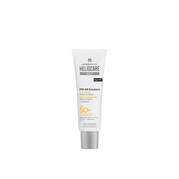Heliocare 360 MD A-R Emulsija SPF50+ 50ml buteliukas baltame fone