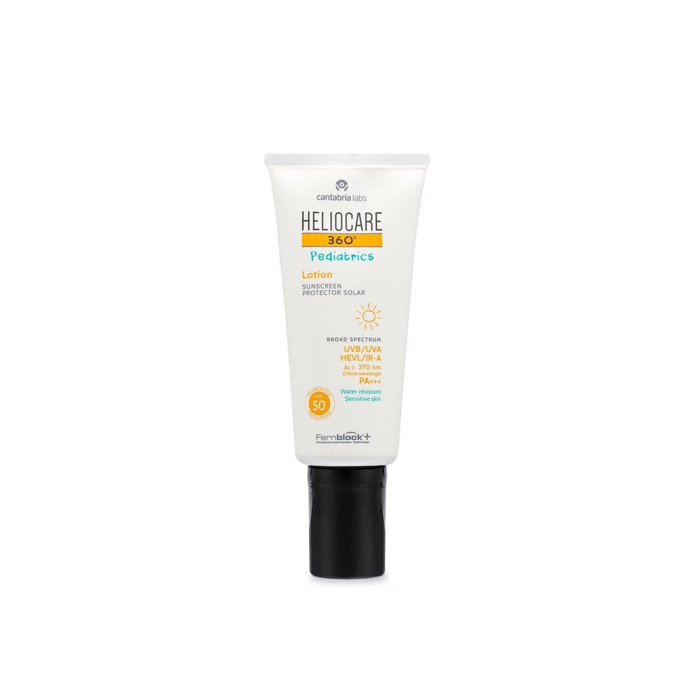 HELIOCARE 360 Pediatrics apsauginis losjonas vaikams SPF50, 200 ml – dėžutė ir tūbelė