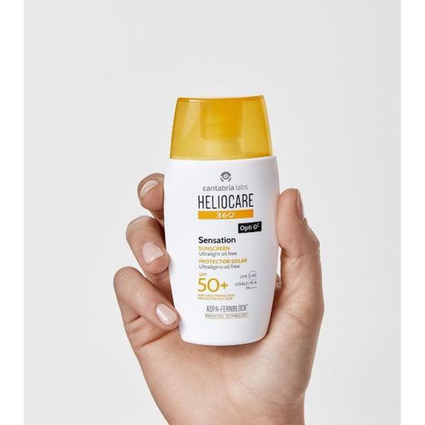 HELIOCARE 360º Sensation SPF50+ veido kremas su originalia pakuotės dėžute, 50 ml