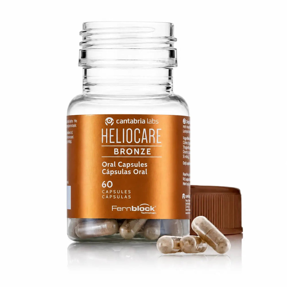 HELIOCARE Oral Bronze maisto papildai, 60 kapsulių