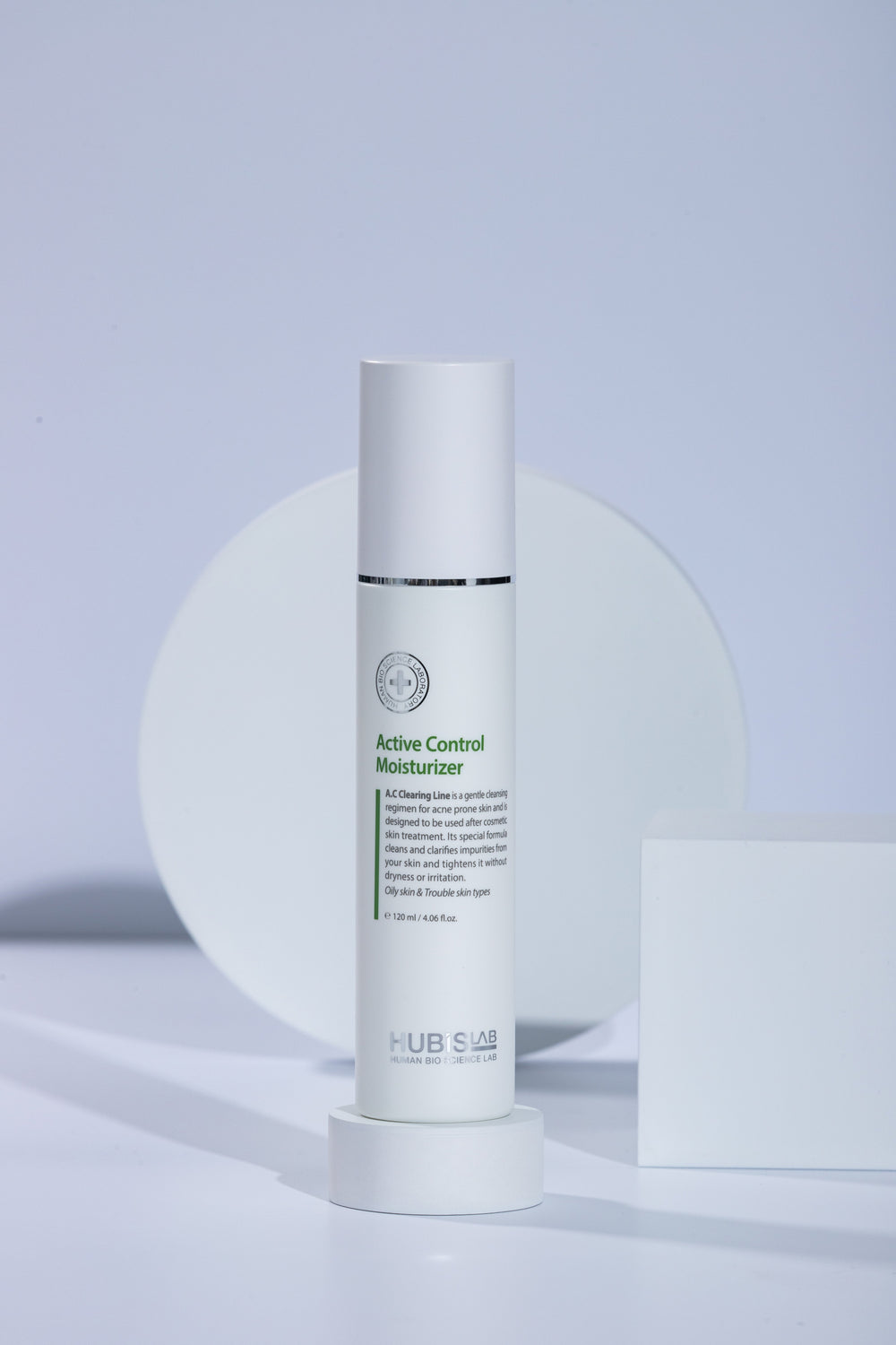 HUBISLAB Active Control veido drėkiklis 120 ml su dėžute
