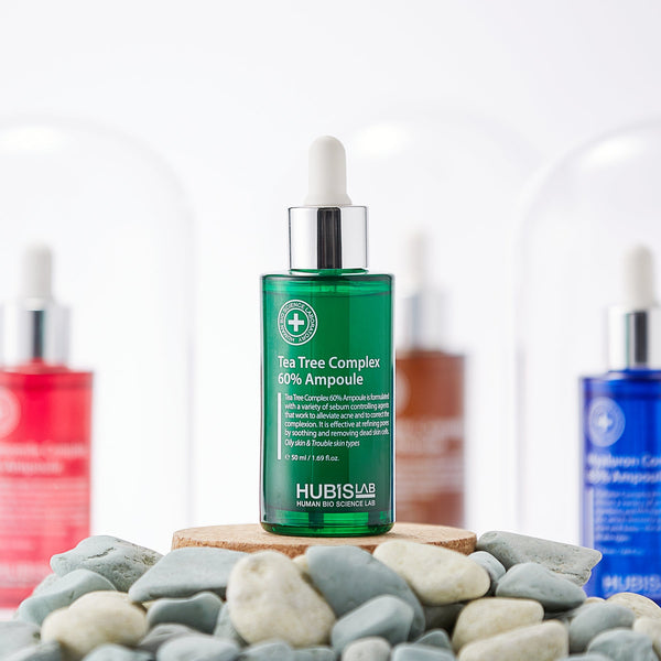 HUBISLAB ampulė su 60% arbatmedžio kompleksu, 50 ml, naudojimo vaizdas