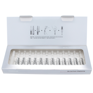HUBISLAB BIO CELL šviesinamasis fluidas 12x2 ml atidaryta pakuotė su ampulėmis
