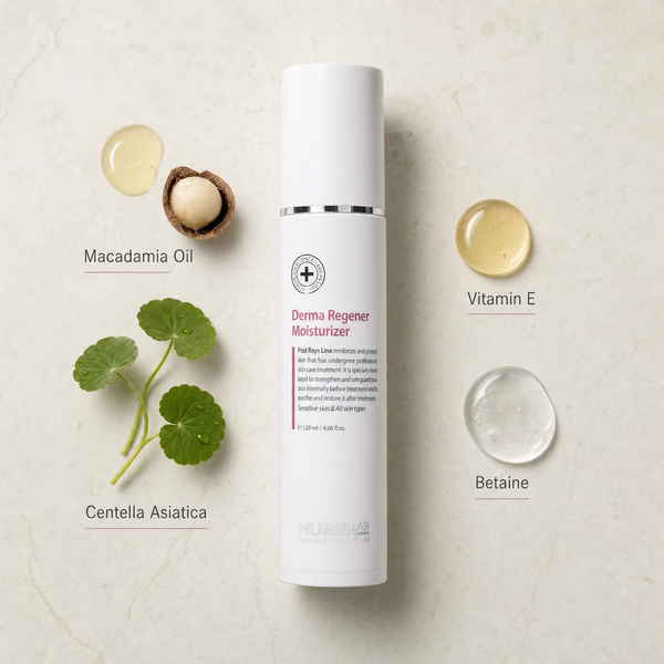 HUBISLAB Derma Regener veido drėkiklis 120 ml ingredientai