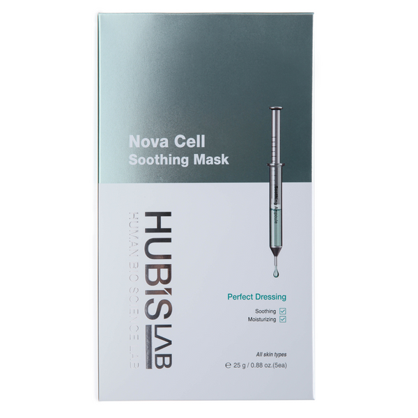 HUBISLAB E+ Epiderma Nova Cell raminanti veido kaukė dėžutės priekinis vaizdas