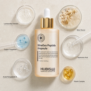 HUBISLAB MINEEXO peptidų ampulė, 120 ml, ingredientų vaizdas