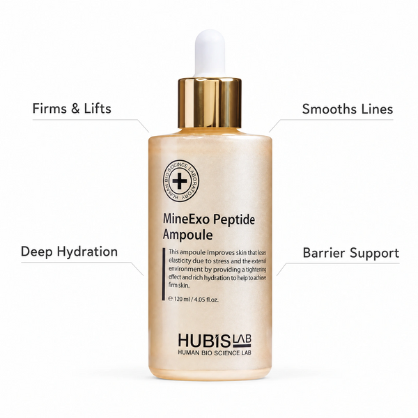 HUBISLAB MINEEXO peptidų ampulė, 120 ml, produkto privalumai