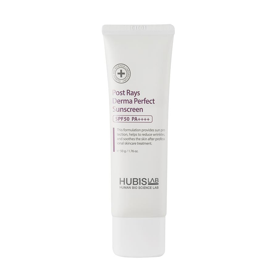 HUBISLAB Post Rays Derma Perfect SPF50 veido kremas nuo saulės 50 g su dėžute
