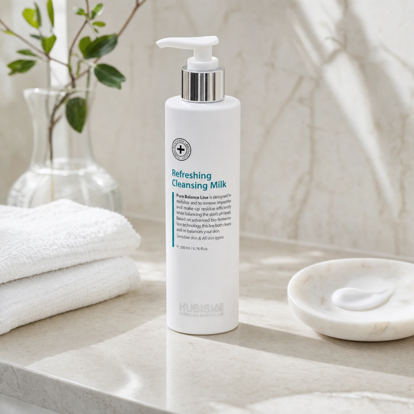 HUBISLAB Pure Balance gaivinamasis valomasis pienelis 200 ml