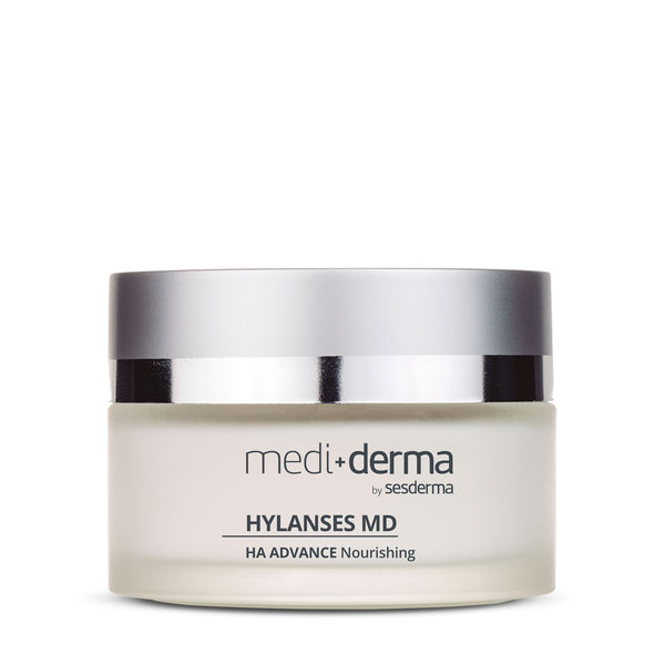 HYLANSES MD HA Advance maitinamasis veido kremas, stiklainis, 50 ml