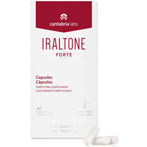 IRALTONE FORTE maisto papildas plaukų ir nagų stiprinimui, 60 kapsulių pakuotė