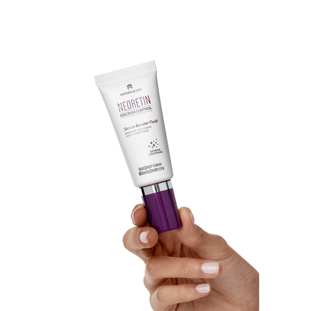 NEORETIN DC serumas 30 ml pakuotė ir tūbelė