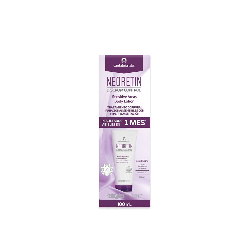 NEORETIN DC šviesinantis kūno losjonas jautrioms zonoms, 100 ml
