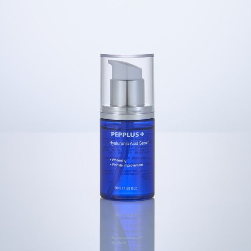PEPPLUS hialurono rūgšties serumas 50 ml su dėžute ir buteliuku