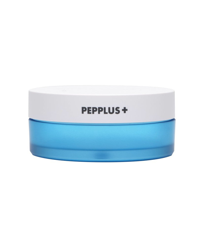 PEPPLUS NO SEBUM MULTI FINISH pudra, 10 g – atviras indelis su pūkeliu, baltas fonas