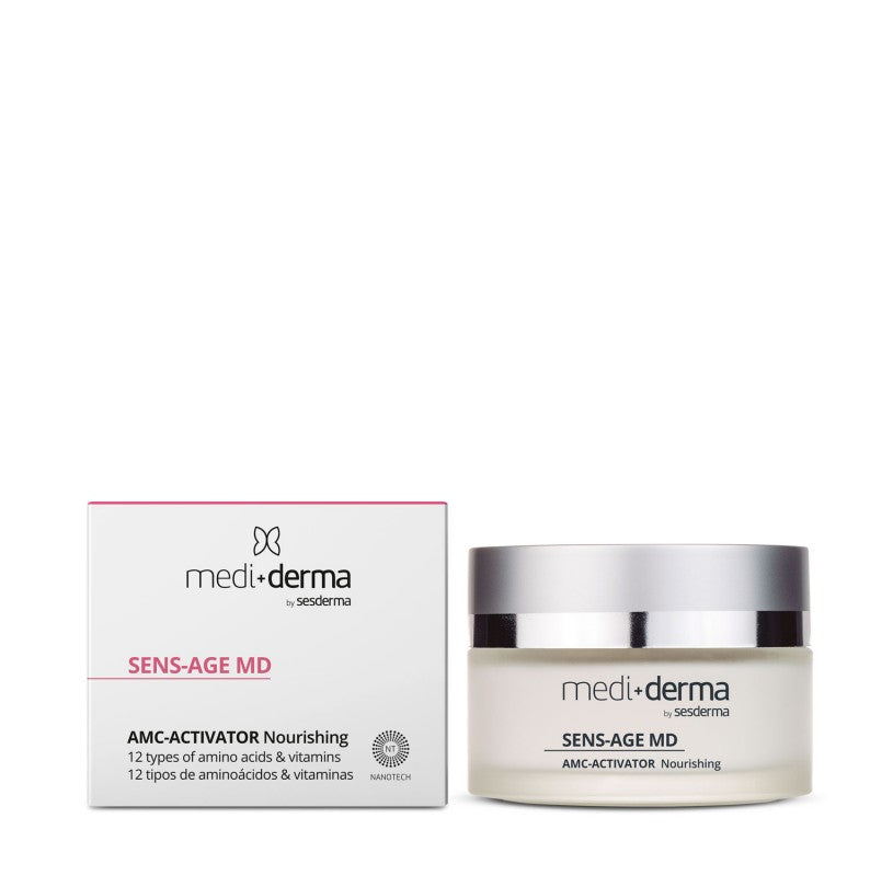 Mediderma SENS-AGE MD Amc-Activator atstatantis veido kremas, 50 ml, su pakuote