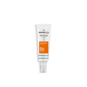 Sophieskin pigmentines dėmes mažinantis apsauginis veido kremas nuo saulės SPF50, 50 ml