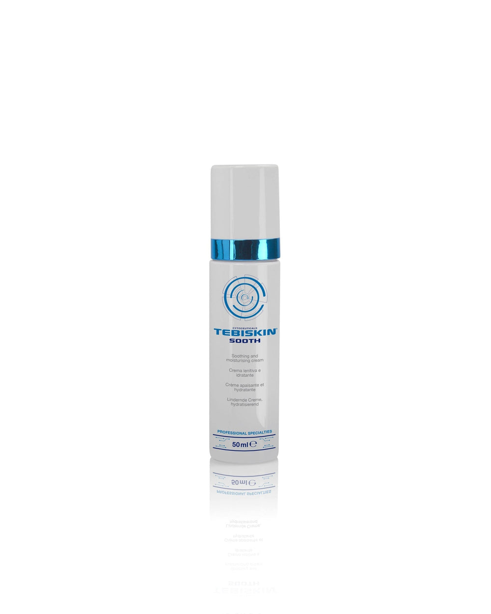 TEBISKIN SOOTH raminantis drėkinantis kremas jautriai sudirgusiai reaktyviai odai, 50 ml