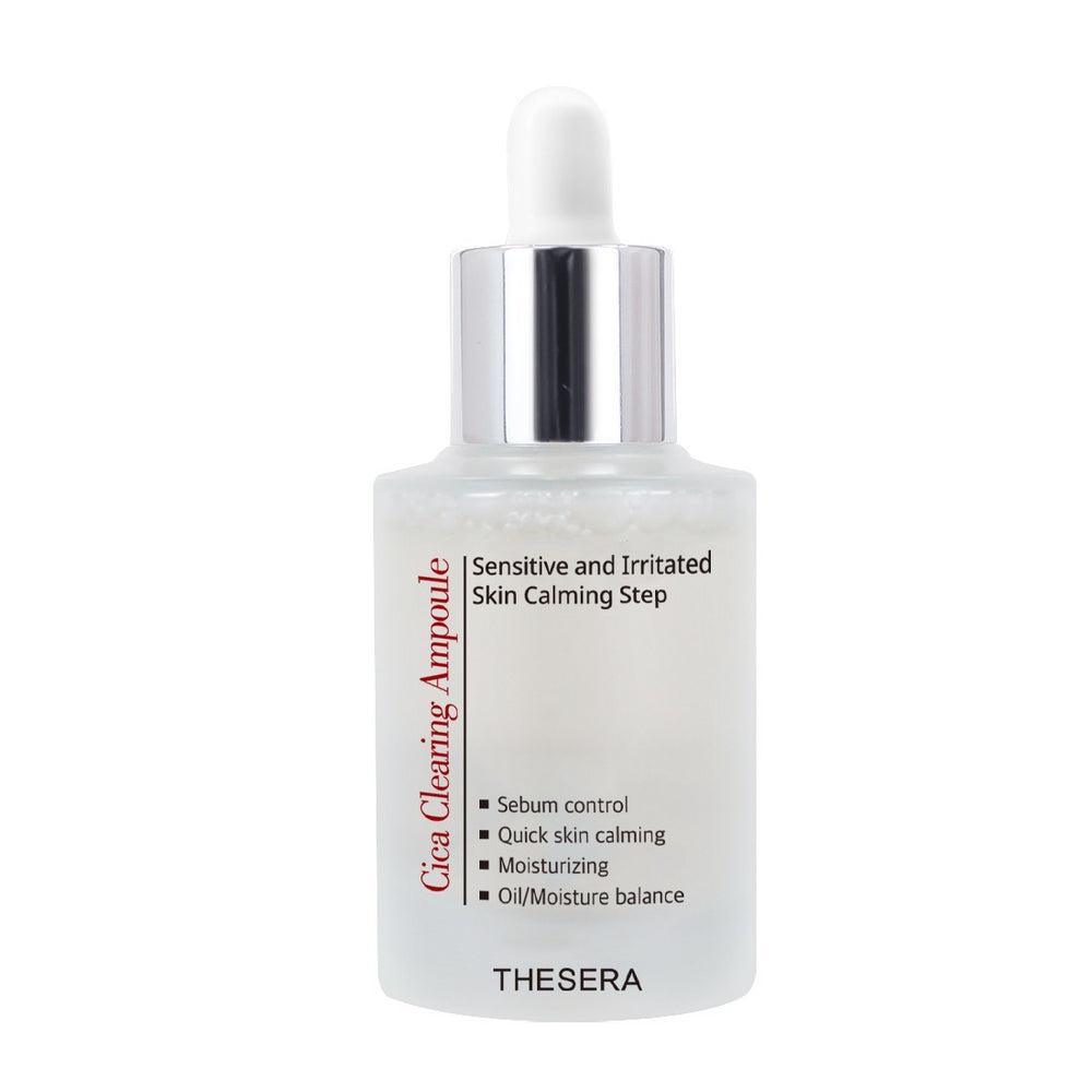 THESERA Cica Valomoji ampulė, 30 ml – pakuotė su buteliuku