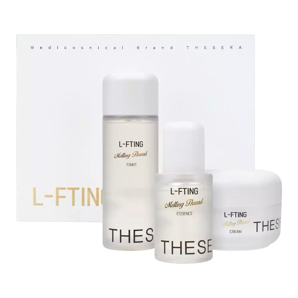 THESERA L-FTING rinkinys – tonikas, esencija ir kremas