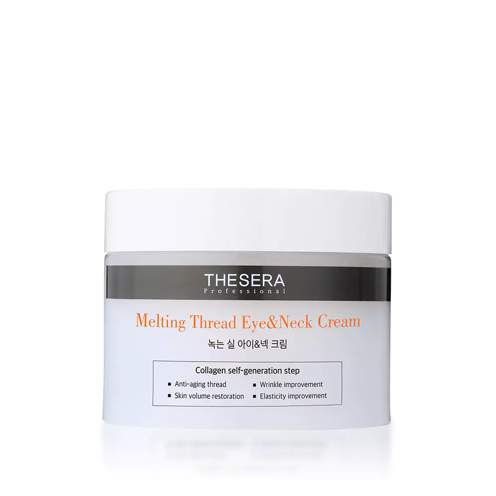THESERA Melting Thread paakių ir kaklo kremas, 100ml, ant balto fono