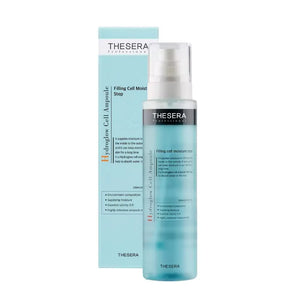 THESERA Hydroglow Cell drėkinantis serumas, 200 ml, buteliukas baltame fone