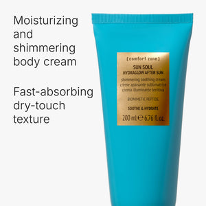 Comfort Zone Sun Soul Hydraglow After Sun 200ml tūbelė, artimas planas