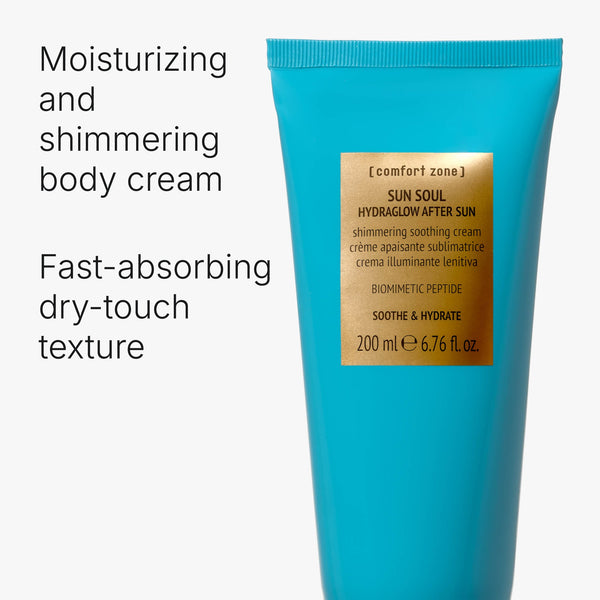 Comfort Zone Sun Soul Hydraglow After Sun 200ml tūbelė, artimas planas