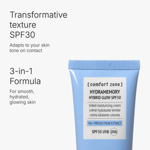 Comfort Zone Hydramemory Hybrid Glow SPF30 kremo tūbelė, kitas rakursas